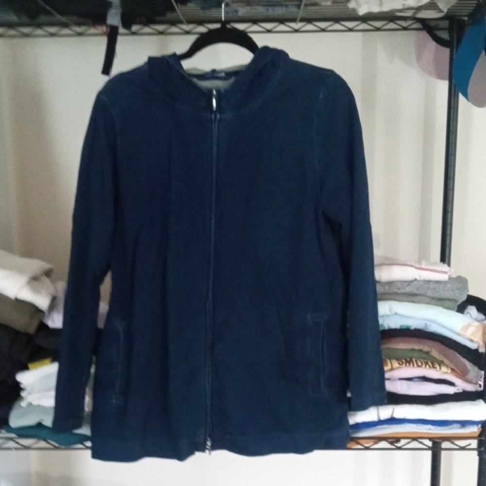 Women's Navy Blue Jacket Pure Jill MP